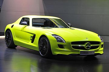новинки детройта 2011 Mercedes-Benz SLS AMG E-Cell
