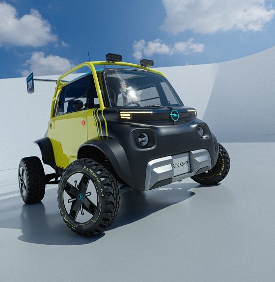 Дизайнерский экземпляр вездехода Opel Rocks-e