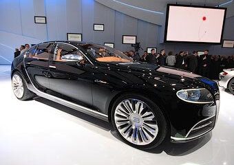 Концерн VW одобрил запуск в серию суперседана Bugatti