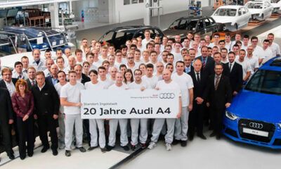Audi A4 исполнилось 20 лет