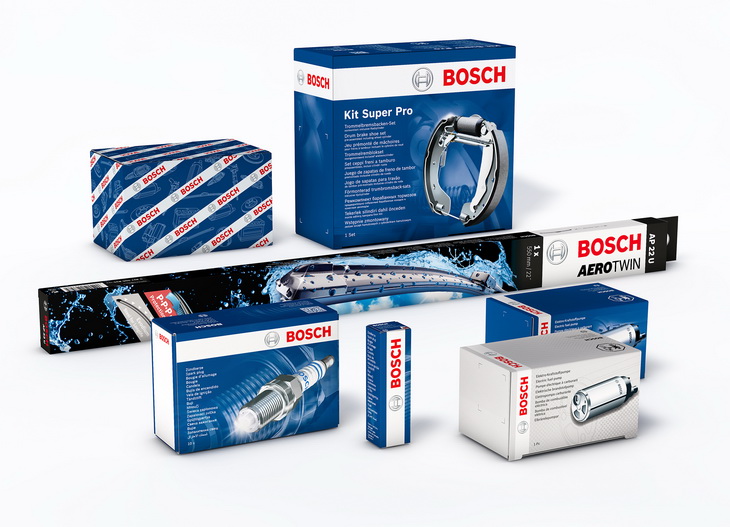 Bosch обновляет упаковку автозапчастей