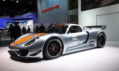 Гибридный суперкар Porsche 918 RSR + Обои