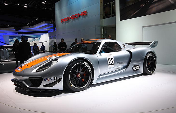 Гибридный суперкар Porsche 918 RSR + Обои