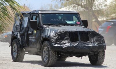 Новый Jeep Wrangler проходит дорожные тесты