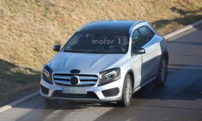 Mercedes тестирует рестайлинговый вариант GLA