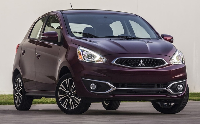 Хэтчбек Mitsubishi Mirage стал мощнее и безопаснее