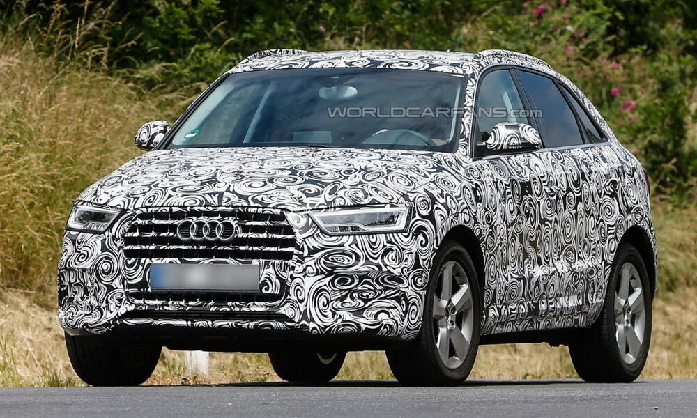 Опубликованы новые снимки кроссовера Audi Q3