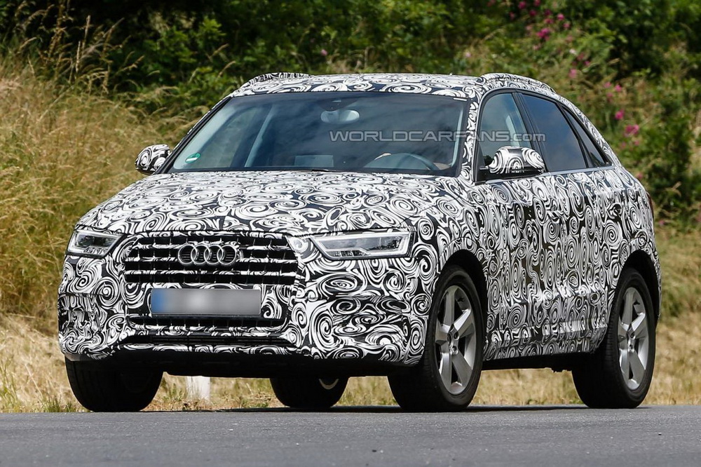 Опубликованы новые снимки кроссовера Audi Q3