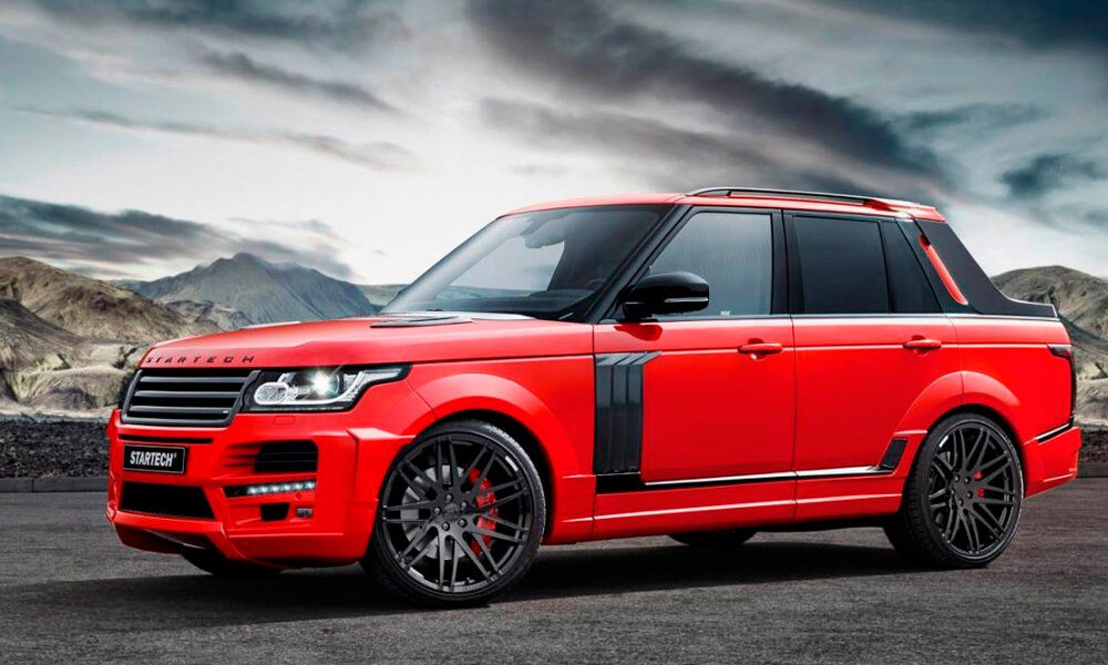 Range Rover трансформировался в пикап