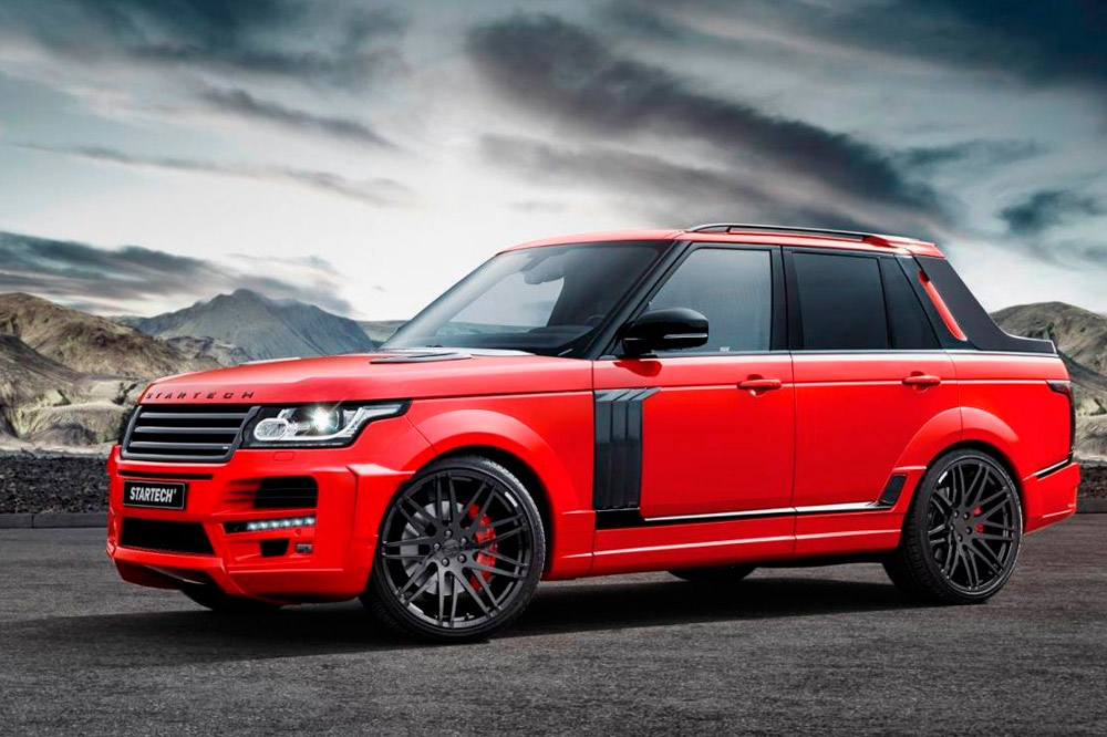 Range Rover трансформировался в пикап