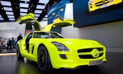 Электрокар Mercedes-Benz SLS AMG E-Cell в Детройте