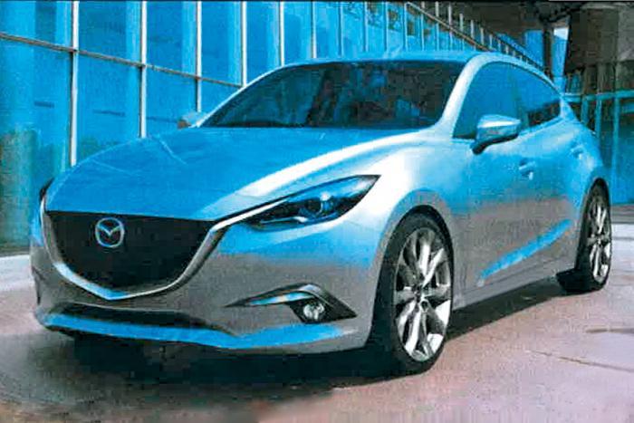 Появились первые изображения новой Mazda3