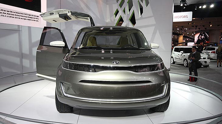 новинки детройта 2011 Новый kia kv 7