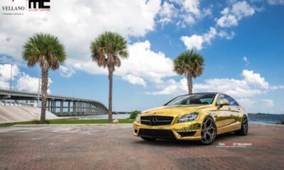 Mercedes-Benz CLS63 AMG после тюнинга стал "золотым"