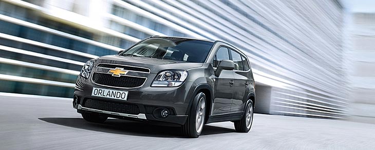 Новый 7-местный Chevrolet Orlando