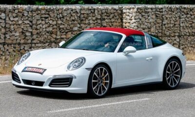 Фотошпионы засняли Porsche 911 Targa без камуфляжа