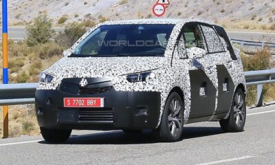 Opel Meriva третьего поколения замечен на тестах