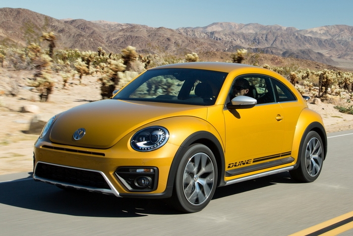 VW Beetle: переднеприводный вседорожник Dune и кабриолет с джинсовым верхом