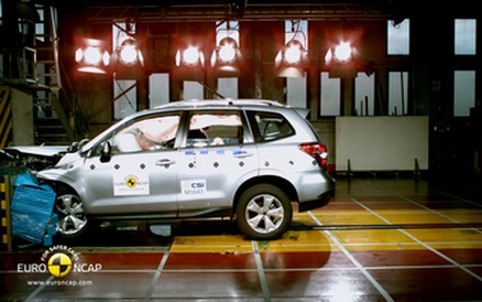 Новый Subaru Forester получил награду «5 ЗВЕЗД» по результатам испытаний безопасности Euro NCAP
