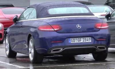 Серийная версия кабриолета Mercedes C-Class засветилась на видео