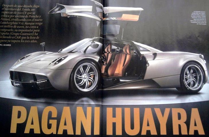 Рассекречен уникальный суперкар Pagani Huayra