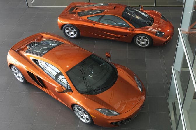 Новые автомобили и цены McLaren MP4-12С, Ferrari фото и технические характеристики