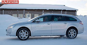 Тестовый экземпляр Peugeot 508 Outdoor