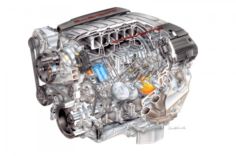 В GM представили новый двигатель V8 Small Block