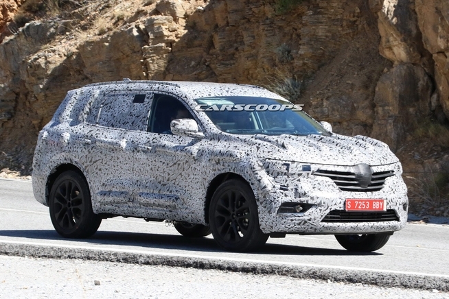 Фотошпионы засняли семиместный Renault Koleos