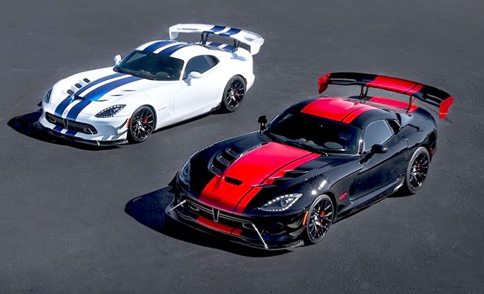 Dodge завершит выпуск «Вайпера» пятью спецверсиями
