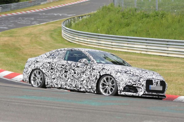 2017 Audi S5 Coupe замечен на Нюрбургринге