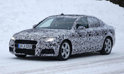 Фотошпионы поймали новую Audi A4 во время зимних тестов