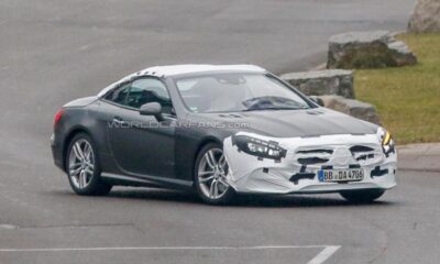 2017 Mercedes-Benz SL сфотографировали во время тестов