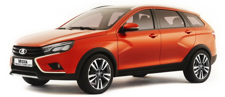 Вседорожная Lada Vesta Cross Concept представлена официально