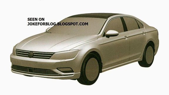 Изображение многодверного купе Volkswagen попало в Интернет