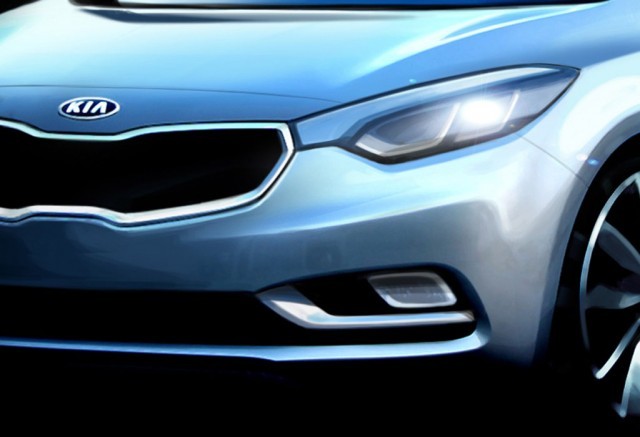 Kia подготовила новый Cerato к презентации на автошоу в Лос-Анджелесе