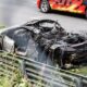 Прототип Acura NSX сгорел во время испытаний в Нюрбургринге