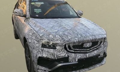 Модернизированный Geely Atlas проходит испытания