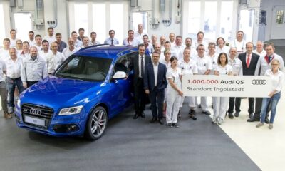 В Ингольштадте отмечают выпуск миллионного автомобиля Audi Q5