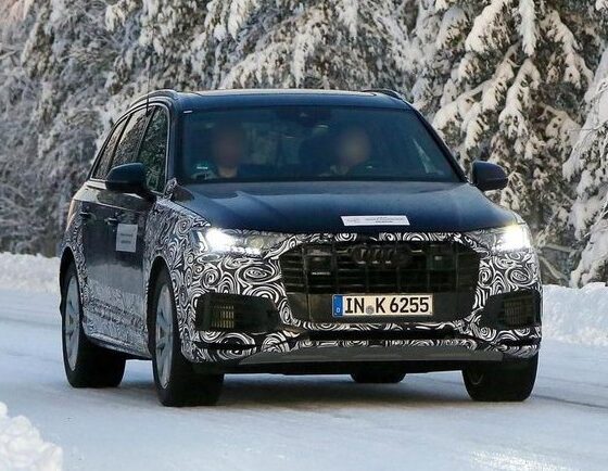 Рестайлинговый Audi Q7 замечен во время тестов