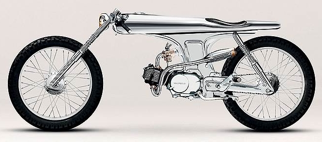 Китайцы «блестяще» переделали мотоцикл Honda SS