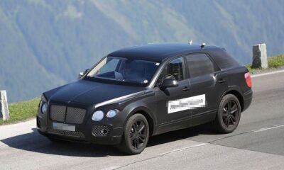 Внедорожный Bentley проходит испытания