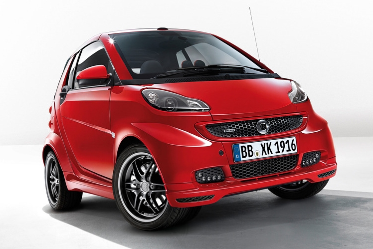 Smart fortwo Brabus: спортивный стиль и экономный расход топлива