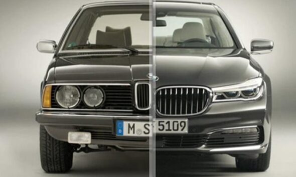 Все поколения BMW 7-Series за одну минуту