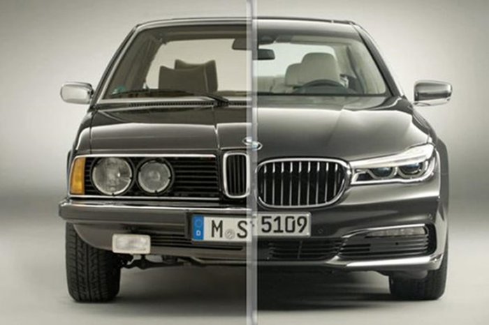 Все поколения BMW 7-Series за одну минуту