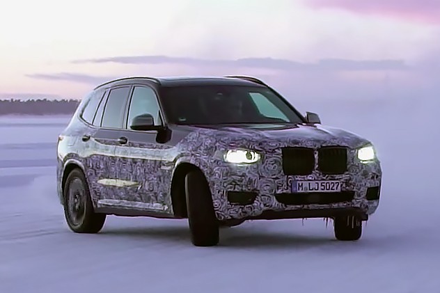 BMW X3 тестируют на севере Швеции