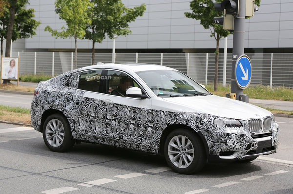 BMW X4 застали на испытаниях