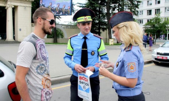 В День защиты детей Bosch и ГАИ Минска провели совместную акцию