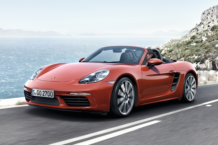 Porsche представляет новый родстер 718 Boxster