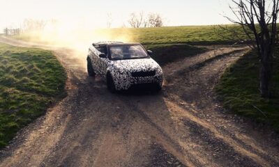 Завершились испытания нового Range Rover Evoque Convertible на бездорожье